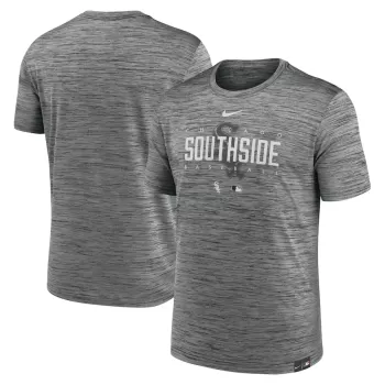 Men's Chicago White Sox Nike Anthracite City Connect Velocity Practice Performance T-Shirt Men's Chicago White Sox Nike Anthracite City Connect Velocity Practice Performance T-Shirt
