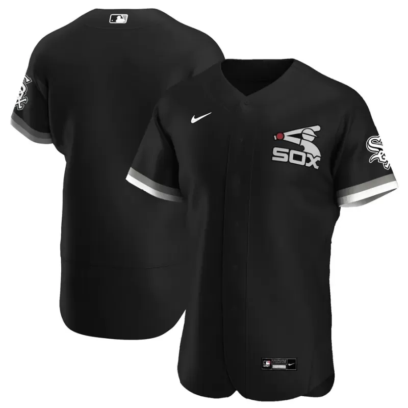 Men's Chicago White Sox Nike Black Alternate Authentic Team Jersey Men's Chicago White Sox Nike Black Alternate Authentic Team Jersey