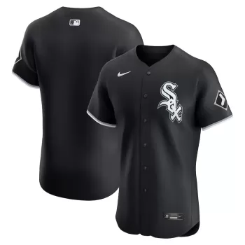 Men's Chicago White Sox Nike Black Alternate Vapor Premier Elite Patch Jersey Men's Chicago White Sox Nike Black Alternate Vapor Premier Elite Patch Jersey