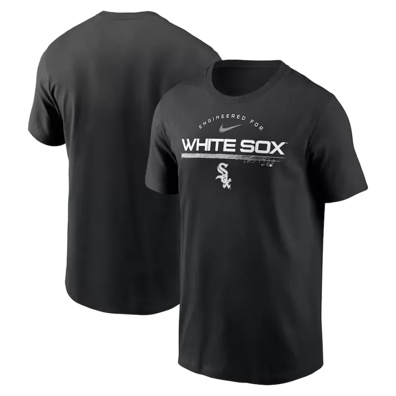 Men's Chicago White Sox Nike Black Team Engineered Performance T-Shirt Men's Chicago White Sox Nike Black Team Engineered Performance T-Shirt