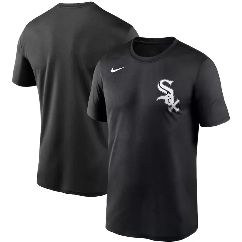 Men's Chicago White Sox Nike Black Wordmark Legend Performance T-Shirt Men's Chicago White Sox Nike Black Wordmark Legend Performance T-Shirt