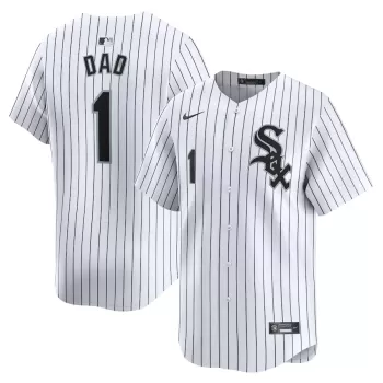 Men's Chicago White Sox Nike White #1 Dad Home Limited Jersey Men's Chicago White Sox Nike White #1 Dad Home Limited Jersey