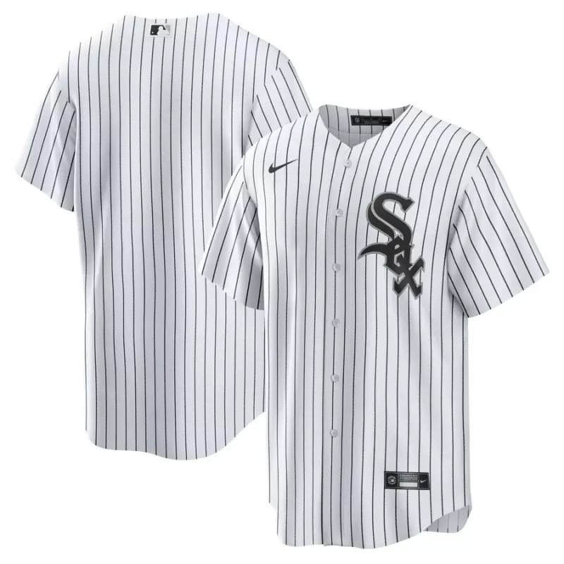 Men's Chicago White Sox Nike White Home Blank Replica Jersey Men's Chicago White Sox Nike White Home Blank Replica Jersey