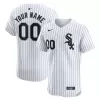 Men's Chicago White Sox Nike White Home Elite Custom Jersey Men's Chicago White Sox Nike White Home Elite Custom Jersey