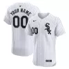 Men's Chicago White Sox Nike White Home Elite Custom Jersey Men's Chicago White Sox Nike White Home Elite Custom Jersey