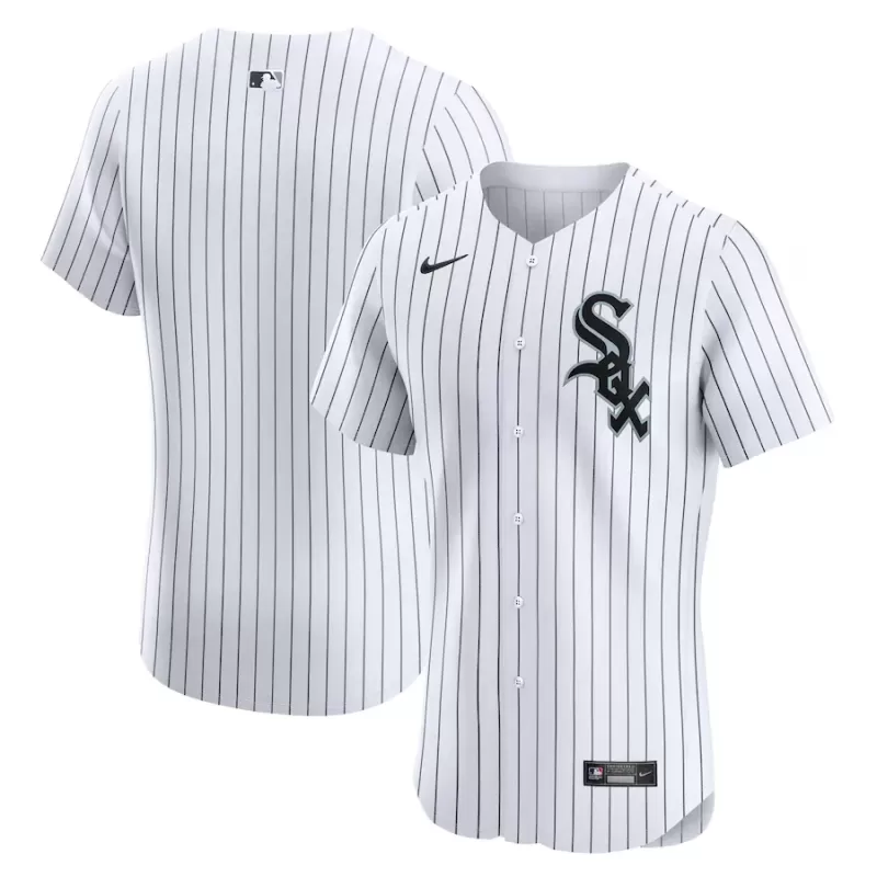 Men's Chicago White Sox Nike White Home Elite Jersey Men's Chicago White Sox Nike White Home Elite Jersey