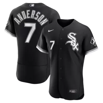 Men's Chicago White Sox Tim Anderson Nike Black Alternate Authentic Player Jersey Men's Chicago White Sox Tim Anderson Nike Black Alternate Authentic Player Jersey