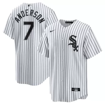 Men's Chicago White Sox Tim Anderson Nike White Home Replica Player Jersey Men's Chicago White Sox Tim Anderson Nike White Home Replica Player Jersey