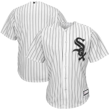 Men's Chicago White Sox White Big & Tall Replica Team Jersey Men's Chicago White Sox White Big & Tall Replica Team Jersey