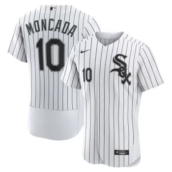 Men's Chicago White Sox Yoan Moncada Nike White Home Authentic Player Jersey Men's Chicago White Sox Yoan Moncada Nike White Home Authentic Player Jersey
