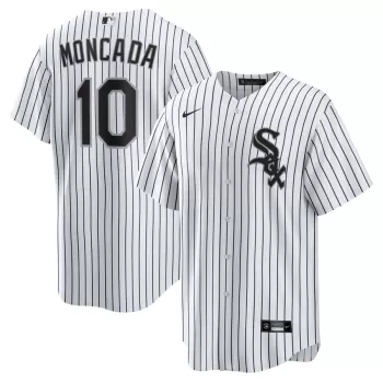 Men's Chicago White Sox Yoan Moncada Nike White Home Replica Player Name Jersey Men's Chicago White Sox Yoan Moncada Nike White Home Replica Player Name Jersey