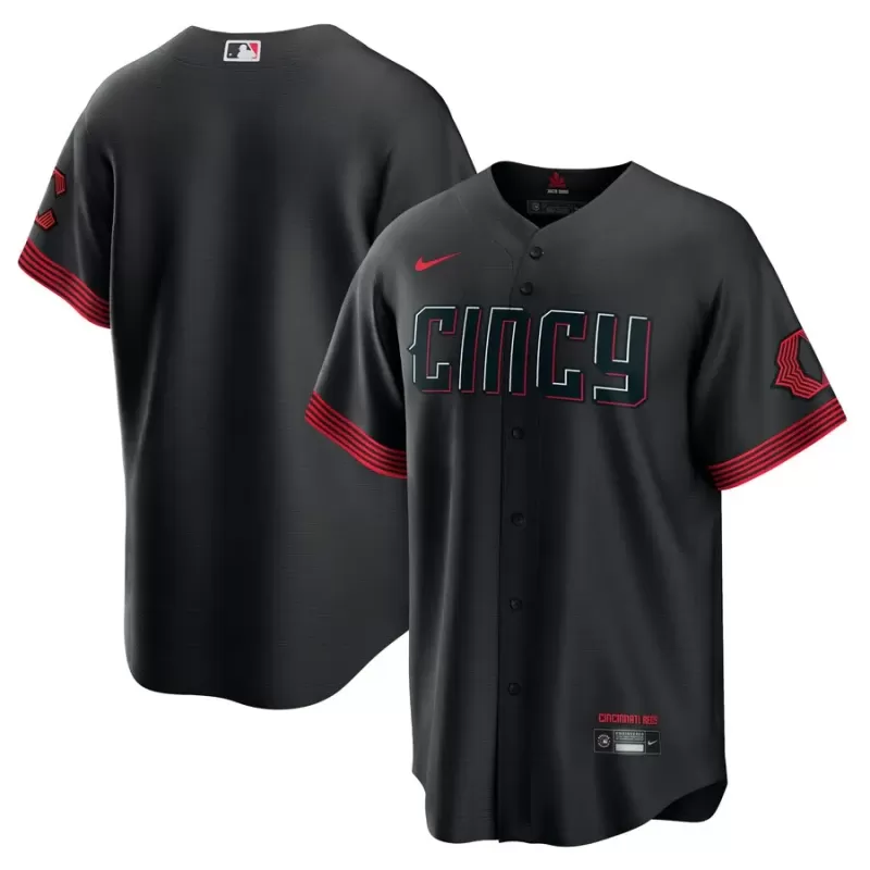 Men's Cincinnati Reds Nike Black City Connect Replica Jersey Men's Cincinnati Reds Nike Black City Connect Replica Jersey
