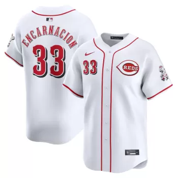 Men's Cincinnati Reds Christian Encarnacion-Strand Nike White Home Limited Player Jersey Men's Cincinnati Reds Christian Encarnacion-Strand Nike White Home Limited Player Jersey