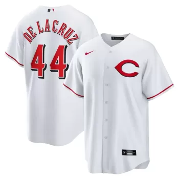 Men's Cincinnati Reds Elly De La Cruz Nike White Alternate 2 Replica 2.0 Player Jersey Men's Cincinnati Reds Elly De La Cruz Nike White Alternate 2 Replica 2.0 Player Jersey