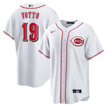 Men's Cincinnati Reds Joey Votto Nike White Home Replica Player Name Jersey Men's Cincinnati Reds Joey Votto Nike White Home Replica Player Name Jersey
