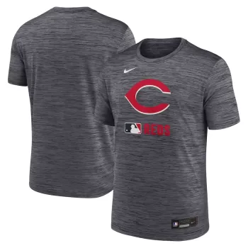 Men's Cincinnati Reds Nike Black Authentic Collection Velocity Performance Practice T-Shirt Men's Cincinnati Reds Nike Black Authentic Collection Velocity Performance Practice T-Shirt