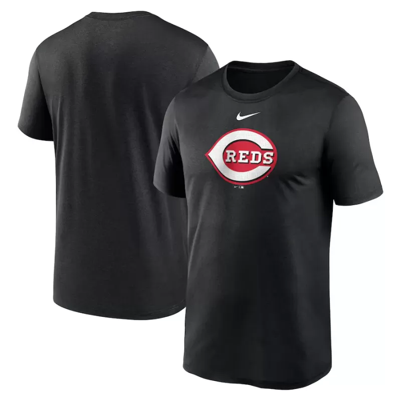 Men's Cincinnati Reds Nike Black Legend Fuse Large Logo Performance T-Shirt Men's Cincinnati Reds Nike Black Legend Fuse Large Logo Performance T-Shirt