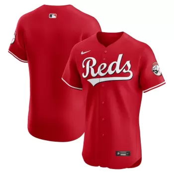 Men's Cincinnati Reds Nike Red Alternate Vapor Premier Elite Patch Jersey Men's Cincinnati Reds Nike Red Alternate Vapor Premier Elite Patch Jersey