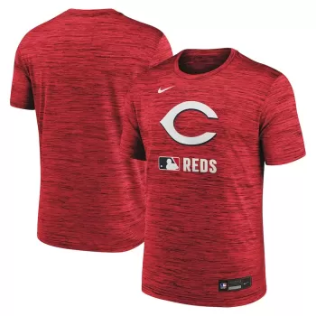 Men's Cincinnati Reds Nike Red Authentic Collection Velocity Performance Practice T-Shirt Men's Cincinnati Reds Nike Red Authentic Collection Velocity Performance Practice T-Shirt