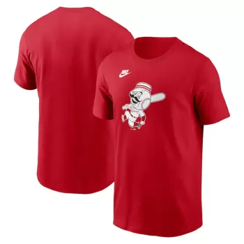 Men's Cincinnati Reds Nike Red Cooperstown Collection Team Logo T-Shirt Men's Cincinnati Reds Nike Red Cooperstown Collection Team Logo T-Shirt