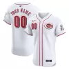Men's Cincinnati Reds Nike White Home Elite Custom Patch Jersey Men's Cincinnati Reds Nike White Home Elite Custom Patch Jersey