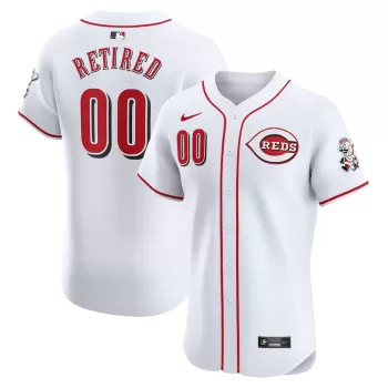 Men's Cincinnati Reds Nike White Home Elite Pick-A-Player Retired Roster Jersey Men's Cincinnati Reds Nike White Home Elite Pick-A-Player Retired Roster Jersey