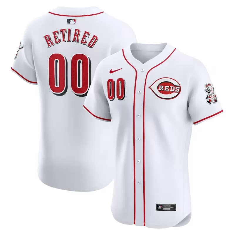 Men's Cincinnati Reds Nike White Home Elite Pick-A-Player Retired Roster Jersey Men's Cincinnati Reds Nike White Home Elite Pick-A-Player Retired Roster Jersey