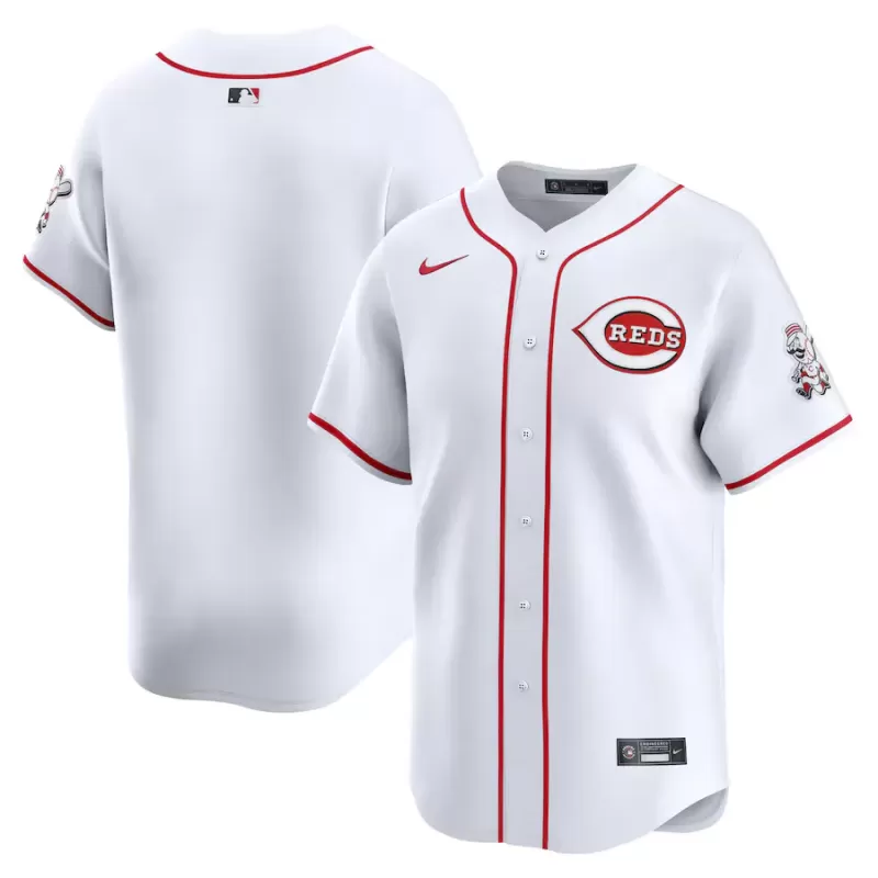 Men's Cincinnati Reds Nike White Home Limited Jersey Men's Cincinnati Reds Nike White Home Limited Jersey