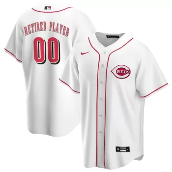 Men's Cincinnati Reds Nike White Home Pick-A-Player Retired Roster Replica Jersey Men's Cincinnati Reds Nike White Home Pick-A-Player Retired Roster Replica Jersey
