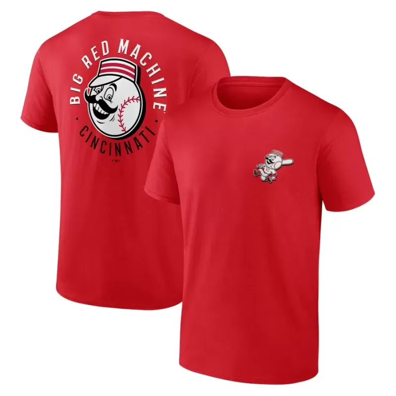 Men's Cincinnati Reds Red Bring It T-Shirt Men's Cincinnati Reds Red Bring It T-Shirt