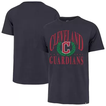 Men's Cleveland Guardians '47 Navy Pitchout Franklin T-Shirt Men's Cleveland Guardians '47 Navy Pitchout Franklin T-Shirt
