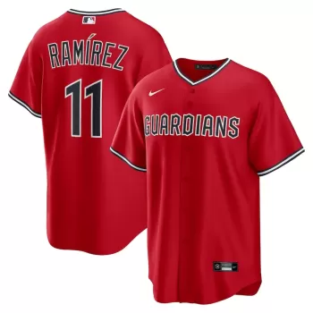 Men's Cleveland Guardians José Ramírez Nike Red Alternate 2 Replica Jersey