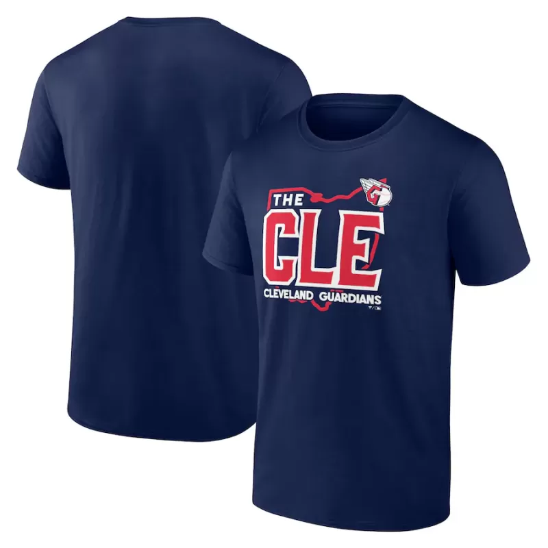 Men's Cleveland Guardians Navy The 216 T-Shirt