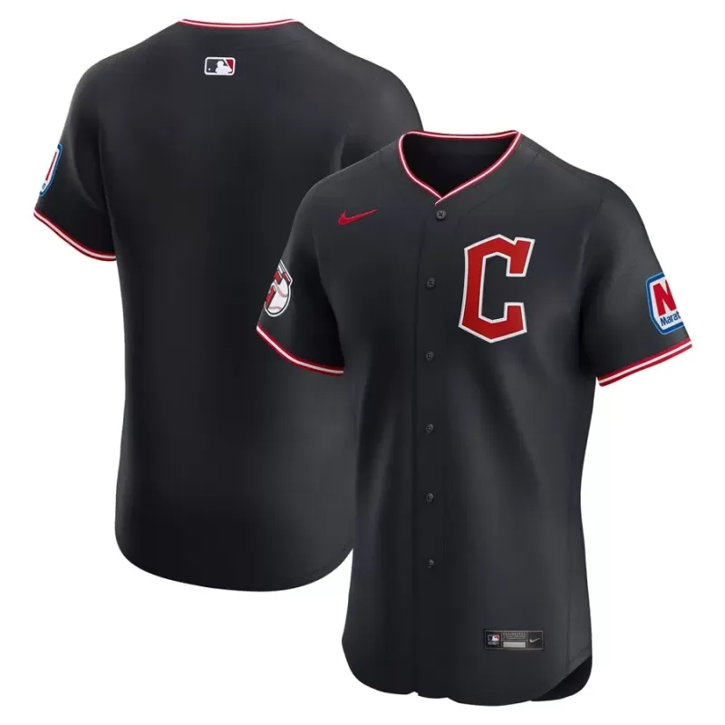 Men's Cleveland Guardians Nike Cobalt Elite Jersey Men's Cleveland Guardians Nike Cobalt Elite Jersey