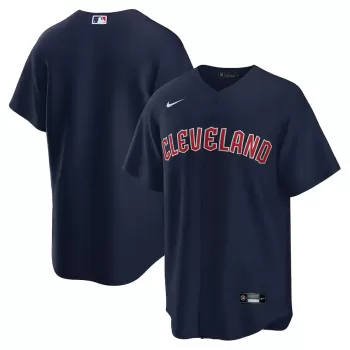 Men's Cleveland Guardians Nike Navy Alternate Replica Jersey Men's Cleveland Guardians Nike Navy Alternate Replica Jersey
