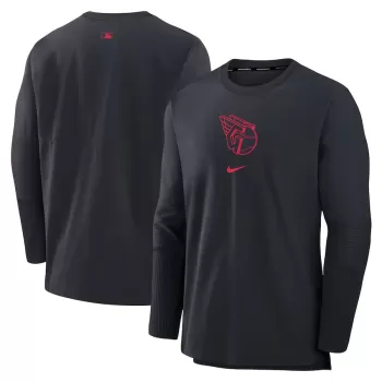 Men's Cleveland Guardians Nike Navy Authentic Collection Player Performance Pullover Sweatshirt Men's Cleveland Guardians Nike Navy Authentic Collection Player Performance Pullover Sweatshirt