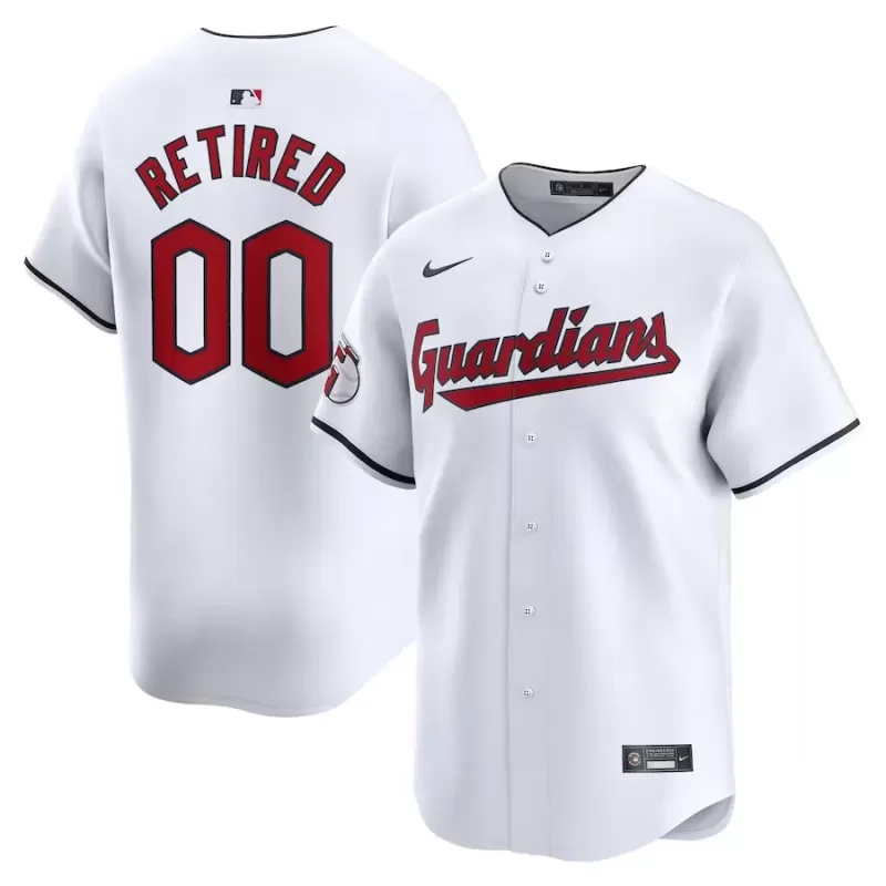 Men's Cleveland Guardians Nike White Home Limited Pick-A-Player Retired Roster Jersey Men's Cleveland Guardians Nike White Home Limited Pick-A-Player Retired Roster Jersey