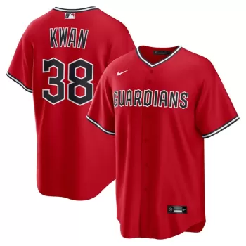 Men's Cleveland Guardians Steven Kwan Nike Red Alternate 2 Replica Jersey Men's Cleveland Guardians Steven Kwan Nike Red Alternate 2 Replica Jersey