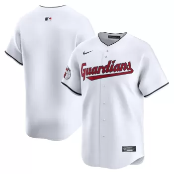 Men's Cleveland Guardians Tanner Bibee Nike White Home Limited Player Jersey Men's Cleveland Guardians Tanner Bibee Nike White Home Limited Player Jersey