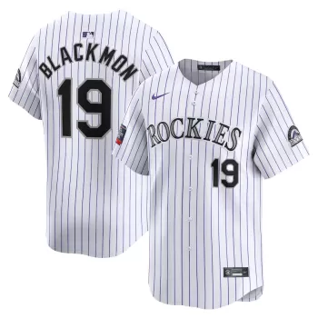 Men's Colorado Rockies Charlie Blackmon Nike White 2024 MLB World Tour Mexico City Series Home Limited Player Jersey Men's Colorado Rockies Charlie Blackmon Nike White 2024 MLB World Tour Mexico City Series Home Limited Player Jersey