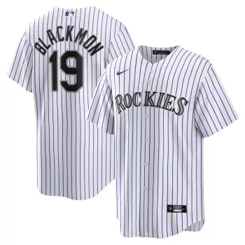 Men's Colorado Rockies Charlie Blackmon Nike White Home Replica Player Name Jersey Men's Colorado Rockies Charlie Blackmon Nike White Home Replica Player Name Jersey