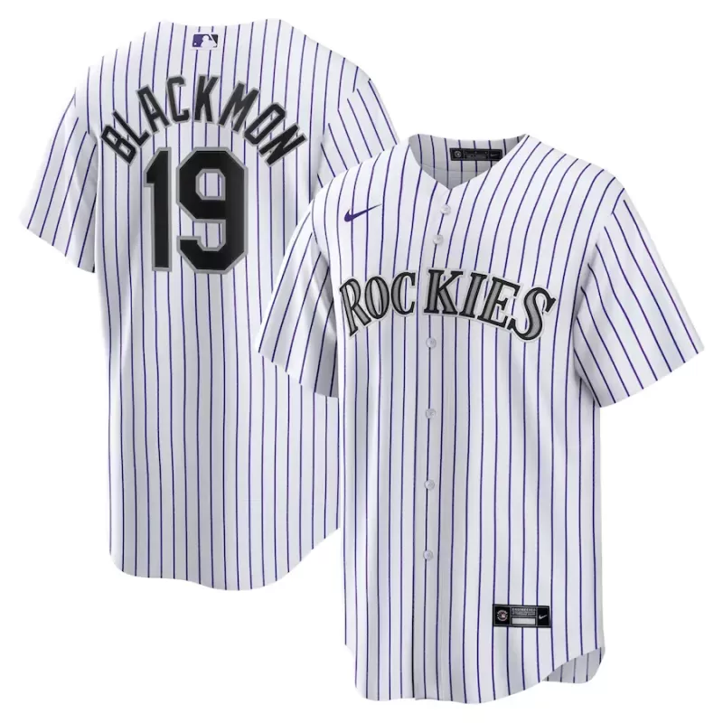 Men's Colorado Rockies Charlie Blackmon Nike White Home Replica Player Name Jersey Men's Colorado Rockies Charlie Blackmon Nike White Home Replica Player Name Jersey