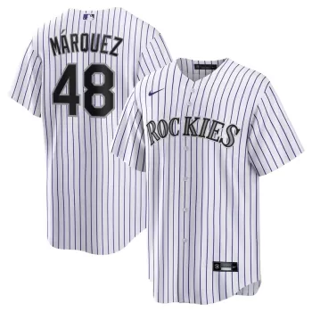 Men's Colorado Rockies Germán Márquez Nike White Home Replica Player Jersey Men's Colorado Rockies Germán Márquez Nike White Home Replica Player Jersey
