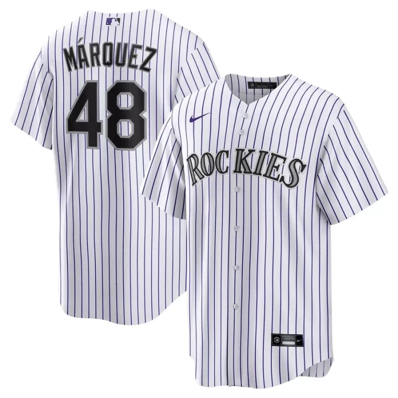 Men's Colorado Rockies Germán Márquez Nike White Home Replica Player Jersey Men's Colorado Rockies Germán Márquez Nike White Home Replica Player Jersey