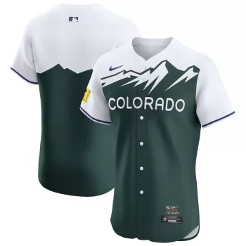 Men's Colorado Rockies Nike Green City Connect Elite Jersey Men's Colorado Rockies Nike Green City Connect Elite Jersey
