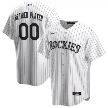 Men's Colorado Rockies Nike White Home Pick-A-Player Retired Roster Replica Jersey Men's Colorado Rockies Nike White Home Pick-A-Player Retired Roster Replica Jersey