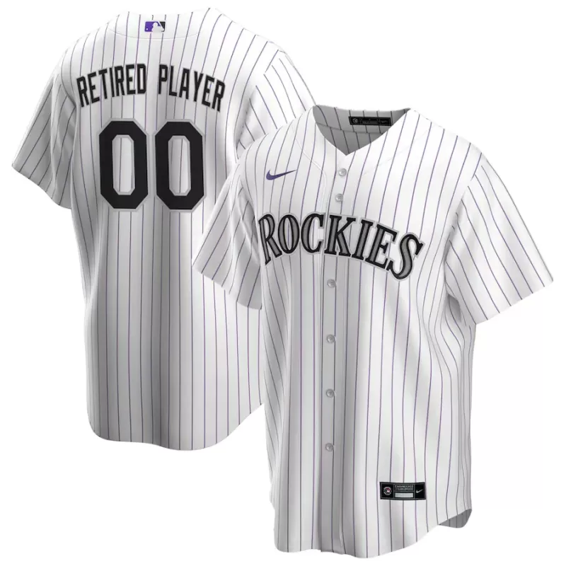 Men's Colorado Rockies Nike White Home Pick-A-Player Retired Roster Replica Jersey Men's Colorado Rockies Nike White Home Pick-A-Player Retired Roster Replica Jersey