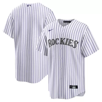 Men's Colorado Rockies Nike White Home Replica Team Jersey Men's Colorado Rockies Nike White Home Replica Team Jersey