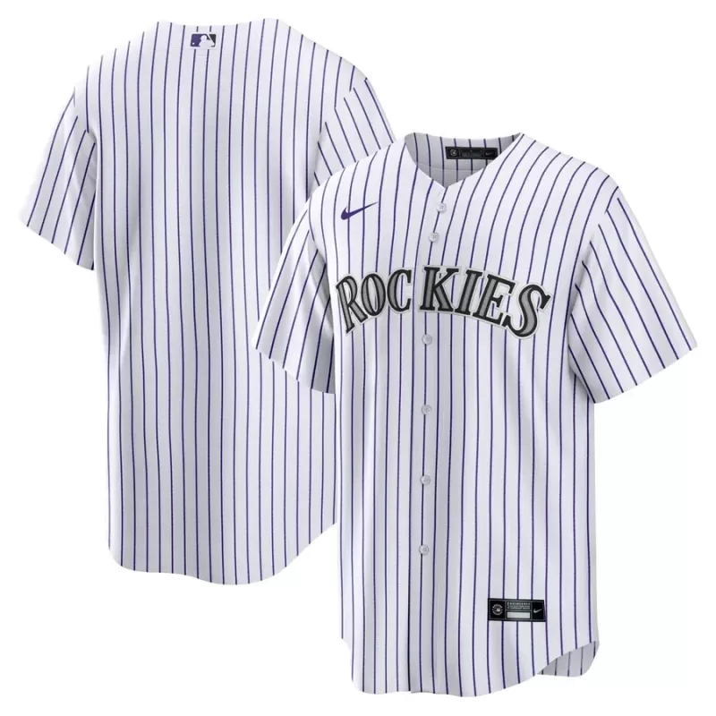 Men's Colorado Rockies Nike White Home Replica Team Jersey Men's Colorado Rockies Nike White Home Replica Team Jersey