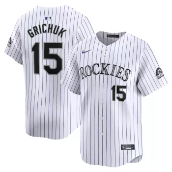 Men's Colorado Rockies Randal Grichuk Nike White Home Limited Player Jersey Men's Colorado Rockies Randal Grichuk Nike White Home Limited Player Jersey